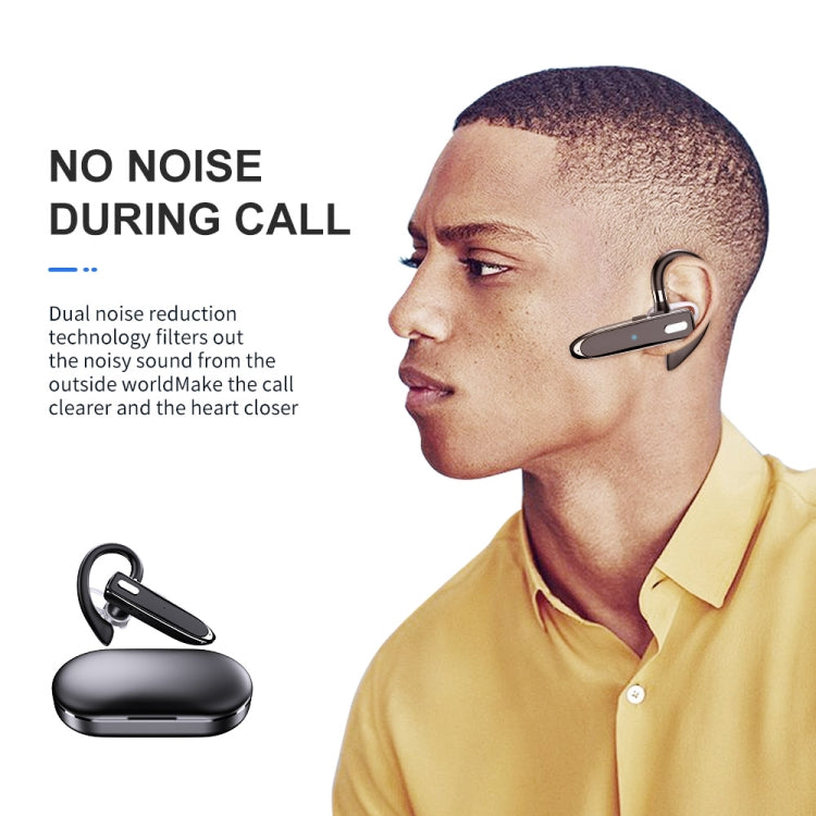 Écouteurs Bluetooth sans fil pour le sport, avec affichage numérique et compartiment de chargement, 530-2, avec boîtier de chargement
